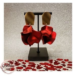Rose Petal Earrings